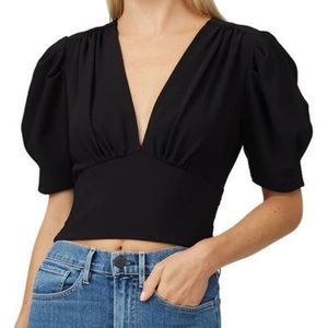 Amanda Uprichard Rosen Top - black S